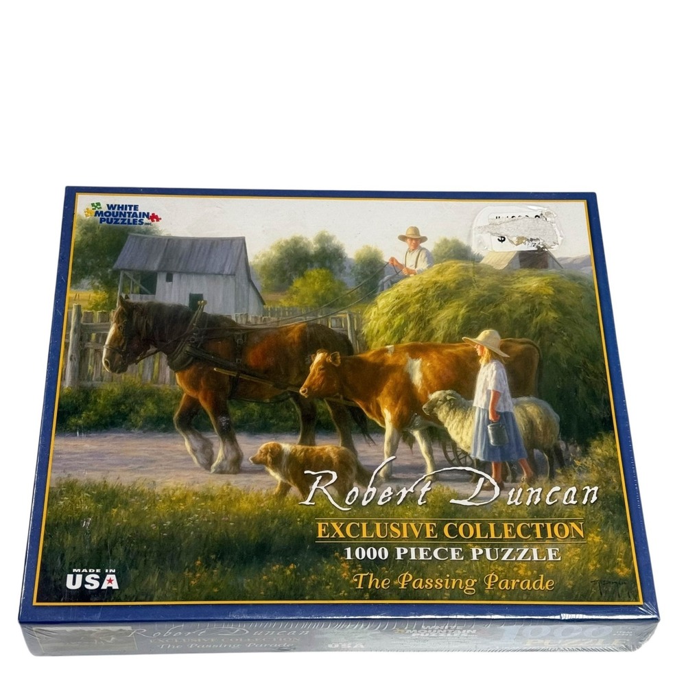 White Mountain Robert Duncan The Passing Parade Exclusive 1000 Pcs Puzzle NEW